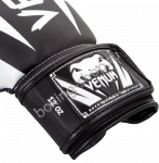 Перчатки Venum Elite черно-белые 3